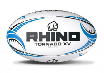 რაგბის ბურთი Rhino Tornado XV თეთრი, ზომა 5