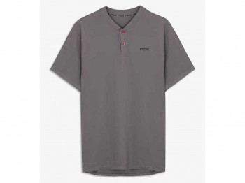 პადელის სპორტული მაისური MEN'S POLO SHIRT STEEL GREY