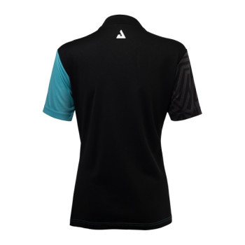 ქალის სპორტული მაისური Shirt Lady SYNERGY  turquoise-black S