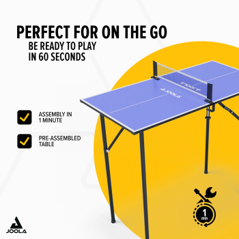 მაგიდა ჩოგბურთის მინი მაგიდა JOOLA Table Tennis Table Mini Blue
