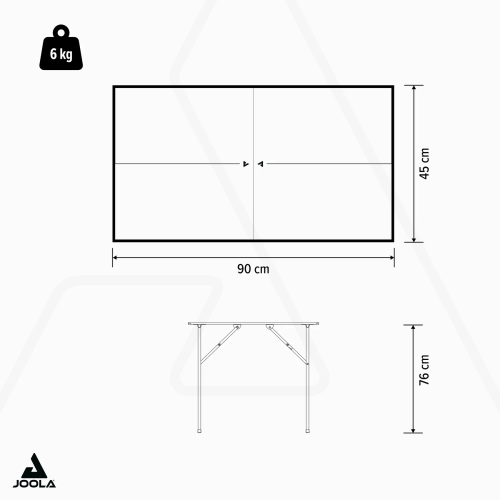 მაგიდა ჩოგბურთის მინი მაგიდა JOOLA Table Tennis Table Mini Blue